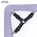 Miniatyrbillede 2 af 5: Piao 3-vejs Justerbar Heavy Duty Sheet Holder Fastener Gripper Clip Sling Strap