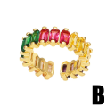 Pikkukuva 4 / 5: Sormus Vintage Zircon Heart Stud Muotikorut Ac8519 C