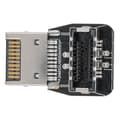 Miniatyrbilde 7 av 8: Front TYPEE Adapter Header USB3 1 10G 90 Graders Rett Vinkel Konverter PH74A
