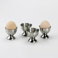 Miniatyrbillede 4 af 4: 2 X bærbart køkken rustfrit stål morgenmad kogte æg Bakke kop opbevaring Holder
