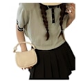 Miniatyrbild 1 av 4: High Sense Bag One Shoulder Armpit Bag Mångsidig Messenger Small Square Bag (beige)