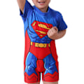 Miniatyrbild 1 av 3: barn Pojkar 3d Baddräkt The Avengers Superhjälte Endelad Jumpsuit Badkläder Superman 8-11 Years