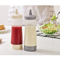 Miniatyrbild 5 av 5: Tjock plastpress såsflaska kökssallad pressflaska salladsdressing flaska rosa