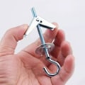 Miniatyrbild 3 av 5: Heavy Duty Swag takkrokar Hängande vippkrokar Bult Vingar Krok, för takinstallation Hängande växter Väggmonterade orkidékrokar10
