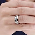 Miniatyrbillede 4 af 5: Rustfrit stål øl flaskeåbner Roterbar kæde finger ring smykke bar værktøj Golden US 12