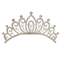 Pikkukuva 1 / 4: Insert kampaseos upotekoristeinen helmikruunu hiuskorut strassikivistä, naisten tiara Style Three