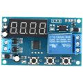 Miniatyrbillede 2 af 5: Multifunktions Forsinkelsestid Cycle Control Switch Modul Timer Relæ DC 12V, Yya-1