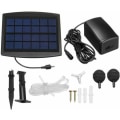 Miniatyrbillede 1 af 5: Oxygenator Oxygen Aerator 2 Bubble Stone Havedam Solar drevet vandpumpe