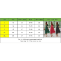 Miniatyrbild 5 av 5: Heta kvinnors kortärmade print sommar Casual medellång swingklänning Green S