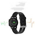 Miniatyrbild 4 av 5: Vattentät puls Blodtryck Blodsyreövervakning bluetooth Sports Smart Armband Svart Lämplig för sport