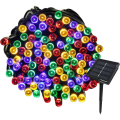 Pikkukuva 1 / 5: Solar String Lights Outdoor - 20M 200 LED Vedenpitävä Solar Christmas String Lights, 8 valaistustilaa Koristevalot f