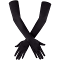 Miniatyrbillede 1 af 4: Dansehandsker - 52 cm sort par