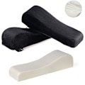 Miniatyrbillede 1 af 5: 2 STK Ergonomisk Stol Armlæn Pude Albue Pad Dekompression Kontorstol Gaming Stol Armlæn Med Memory Foam Armlæn,