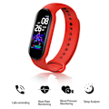 Miniatyrbillede 3 af 5: Smart Bluetooth-armbånd, træning, puls, blodilt, blodtryk, skridttæller, søvnsundhedsovervågning (blå),