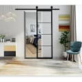 Pikkukuva 1 / 5: Hardware 2M kiskosarja set ovelle - musta