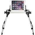 Miniatyrbild 1 av 5: Bordsstativ för säng, justerbar hopfällbar tabletthållare för iPad iPhone Phone Tablet Kindle (svart)