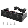 PC Frontpanel Stereo Surround Högtalare Inbyggd Mikrofon 5.25in STW9005