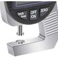 Miniatyrbild 3 av 5: Digital tjockleksmätare, 0-12,7 mm LCD-skärm Digital mätare, innesluten elektronisk mikrometer tjockleksram för Fonepro Lädertyg Tjocklekssiffra