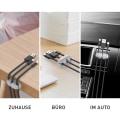 Pikkukuva 5 / 5: Desktop 6 Cable Managers - harmaa