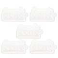 Miniatyrbillede 1 af 2: 5 stk Forme 2022 Nøglering Forme Nøglering Charms Form Epoxy støbeforme