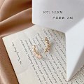 Miniatyrbillede 1 af 5: Ørering Pearl Geometry Stud piger&#39; Modesmykker Ac3576 A64