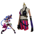 Miniatyrbillede 1 af 5: League of Legends Jinx-cosuit (XS)