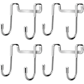 Miniatyrbillede 1 af 5: Solid S-formet krog 4 stk/pakke 304 rustfrit stål S-formede kroge Heavy Duty S-kroge Rack-kroge Bøjlekroge