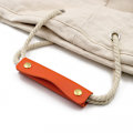 Miniatyrbillede 1 af 5: Strop-resistente læder puder Anti-kvæle design Orange 1 pcs