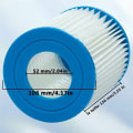 Miniatyrbild 5 av 5: Poolfilter för Bestway Type II, Spa-ersättning Uppblåsbara poolfiltertillbehör, Pool Fil