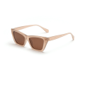 Miniatyrbillede 2 af 5: Polariserede Cat Eye-solbriller til kvinder Transparent white orange