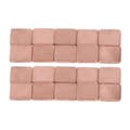 20 stk. kobberkøleplade 15x15 mm stærk ledningsevne hurtig afkøling computer GPU køleplade shim pad 1,8 mm 0,07 tommer