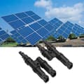 Miniatyrbilde 6 av 8: T Type MC4 Solcellepanel Adapter 2 i 1 Parallellkobling Kabel Splitter