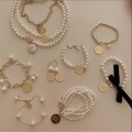 Miniatyrbild 2 av 5: Halsband Pearl Butterfly Stud Modesmycken Ac1201