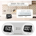Miniatyrbillede 3 af 5: Digital køkkentimer - Magnetisk nedtællingsur med stort LED-display