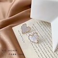 Miniatyrbild 1 av 5: Örhänge Pearl Geometry Stud Girls&#39; Modesmycken Ac3576 A70