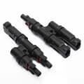Miniatyrbilde 7 av 8: T Type MC4 Solcellepanel Adapter 2 i 1 Parallellkobling Kabel Splitter