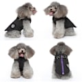 Miniatyrbillede 2 af 5: Hundesele, vintertøj, lynlås, sort S