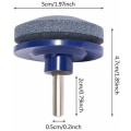 Miniatyrbild 2 av 5: 4 st Whetstone Sharpener - Slitstark blåslipare Sliphuvud Gräsklippare Bladslipare Praktiskt verktyg