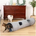 Miniatyrbild 4 av 4: Hopfällbar Cat Tunnel Cat Toys Slitstark mocka Play Tunnel Hide Pet Fold Tunnel