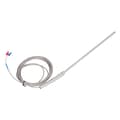 Miniatyrbillede 6 af 8: K Type Termoelement Temperaturprobe i Rustfrit Stål 200mm 3m