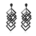 Miniatyrbild 1 av 5: Örhängen Diamond Stud Modesmycken B2267 black