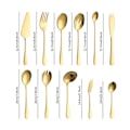 Miniatyrbild 2 av 5: Set bestickset - guld