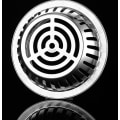 Miniatyrbillede 4 af 5: Gulvafløb i metal, plug-in type, konveks (110 mm)