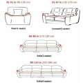 Miniatyrbillede 5 af 5: Trykt sofabetræk, universelle sofabetræk til lænestol/1 pers./sofa/dronning sofa, møbelbeskytter (grøn blomst)-