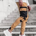 Pikkukuva 4 / 5: Miesten Colorblock Cargo Jogger -housut Khaki M