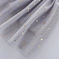 Miniatyrbild 3 av 3: Sommarkjolar för tjejer Bomullsspets Prinsessan Minikjolar Stjärnor Glitter Dans Balett Tutu Mode Paljetter Barnkläder gray 110CM 3Y