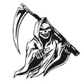Grim Reaper Le Universal Vægdekalmærke