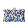 Miniatyrbillede 1 af 5: Kvinde krystal aften clutch taske bryllup pung Brude prom håndtaske fest taske A916-1072 Blue