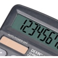 Miniatyrbillede 3 af 4: Special Student Solar Computer Financial Accounting Desktop Lommeregner