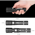 Miniatyrbillede 5 af 5: L50 USB Genopladelig LED-lygte 1200 Lumens Vandtæt 5 Modes Militær Taktisk Kraftig Led Lommelygte til Camping Hiki